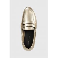 Γυναικεία Δερμάτινα Essential Loafers Χρυσά Tommy Hilfiger FW0FW07864-0HS