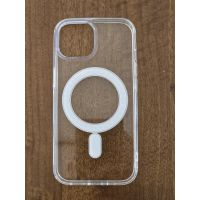 Magsafe Back Cover Σιλικόνης Διάφανο (iPhone 14 Plus)