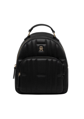 Γυναικεία TH Feminine Τσάντα Πλάτης Μαύρη Tommy Hilfiger AW0AW17472-BDS