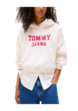 Γυναικείο Φούτερ Off White Tommy Jeans DW0DW21598-YBH