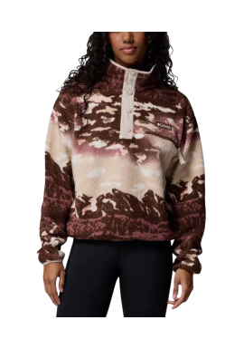 Γυναικείο Helvetia II Printed Cropped Half Snap Fleece Columbia 2098501-256