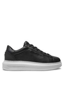 Ανδρικά Δερμάτινα NFT Kounter Sneakers Μαύρα Karl Lagerfeld KL52575N-000