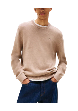 Ανδρικό Πουλόβερ Καφέ Tommy Jeans DM0DM21787-AFE