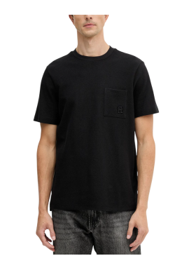 Ανδρικό T-shirt Μαύρο Tommy Hilfiger MW0MW39365-BDS