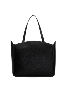 Γυναικεία Δερμάτινη K/Circle Tote Τσάντα Μαύρη Karl Lagerfeld A3W30043-999 BLACK