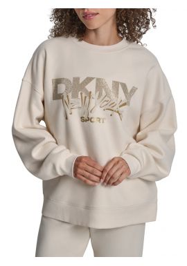 Γυναικείο Φούτερ Μπεζ DKNY DP5T1445-I1K