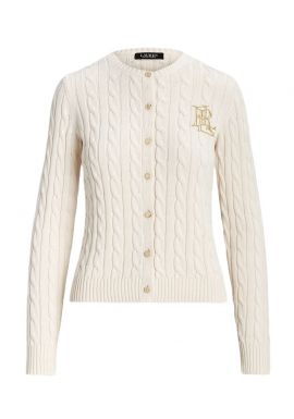 Γυναικεία Ralhan Πλεκτή Ζακέτα Εκρού Ralph Lauren 200932225001-101