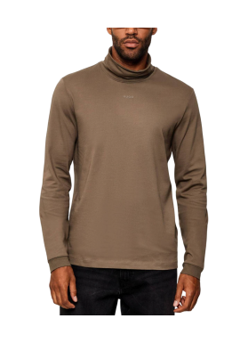 Ανδρικό Daporollo Μακρυμάνικο T-Shirt Καφέ Hugo 50547372-032