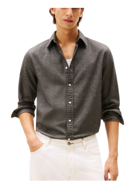 Ανδρικό Πουκάμισο Γκρι Tommy Hilfiger MW0MW40475-PR2