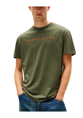 Ανδρικό T-shirt Πράσινο Tommy Jeans DM0DM20744-0H8