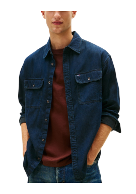 Ανδρικό Τζιν Πουκάμισο Navy Μπλε Tommy Jeans DM0DM22122-1BJ