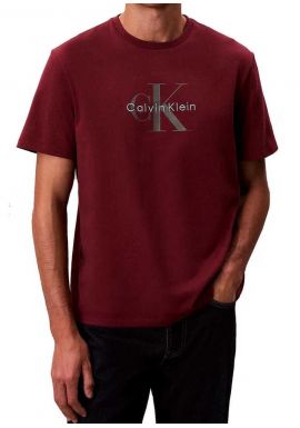 Ανδρικό Hero Monologo T-shirt Μπορντό Calvin Klein LV04RB862G-WCV