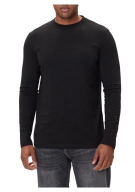 Ανδρικό Μακρυμάνικο T-shirt Μαύρο Karl Lagerfeld 755055 554225-990