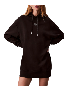 Γυναικείο Φούτερ Φόρεμα Μαύρο Calvin Klein LV047D229G-UB1