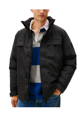 Ανδρικό Μπουφάν Μαύρο Tommy Hilfiger MW0MW40636-BDS