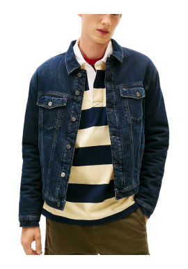 Ανδρικό Ryan Τζιν Μπουφάν Navy Μπλε Tommy Jeans DM0DM21970-1BK