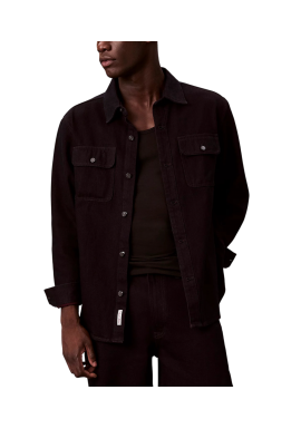 Ανδρικό 90s Merlot Overshirt Μαύρο Calvin Klein LV04RD744G-01D