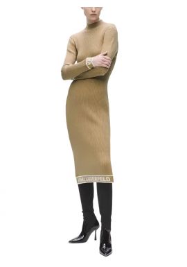 Γυναικείο Φόρεμα Καμηλό Karl Lagerfeld A4W13028-1LG NOUGAT
