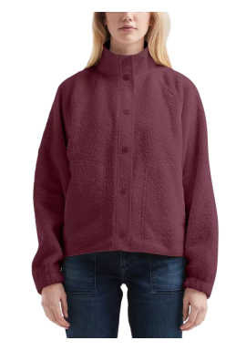 Γυναικεία Fleece Ζακέτα Μπορντό S.Oliver 2171471-3900