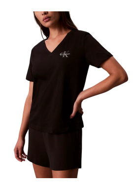 Γυναικείο Σετ T-shirt 2 Τεμαχίων Μαύρα Calvin Klein LV047C906G-001