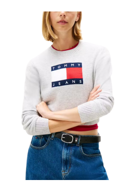 Γυναικείο Πουλόβερ Γκρι Tommy Jeans DW0DW21690-P09