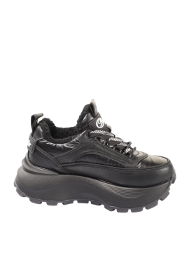 Γυναικεία Manhatten Sneakers Μαύρα Buffalo BUF1636548-BLACK