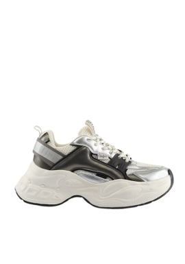 Γυναικεία Yuno Sneakers Ασημί Buffalo BUF1636568-SILVER