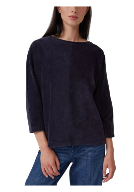 Γυναικείο Κοτλέ Φούτερ Navy Μπλε S.Oliver 2170099-5959