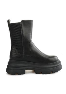 Γυναικείες Dione Chelsea Μπότες Μαύρες Buffalo BUF1270128-BLACK