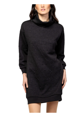 Γυναικείο Μακρυμάνικο Vienew25 Φόρεμα Μαύρο Heavy Tools T12020-BLACK