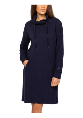 Γυναικείο Μακρυμάνικο Vanora Φόρεμα Navy Μπλε Heavy Tools T12023-NAVY