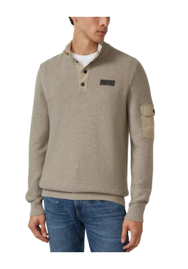 Ανδρικό Πουλόβερ Μπεζ S.Oliver 2169511-80W0