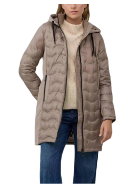 Γυναικείο Μπουφάν Μπεζ S.Oliver 2172788-9625