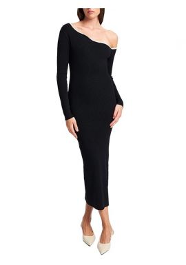 Γυναικείο Elston Πλεκτό Φόρεμα Black Mind Matter MML25-02-09-067