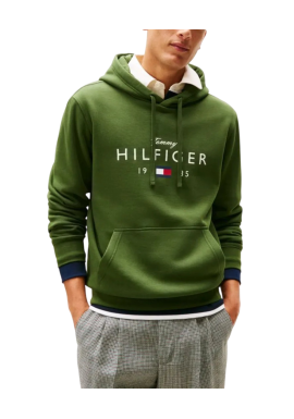Ανδρικό Φούτερ Πράσινο Tommy Hilfiger MW0MW41427-L01
