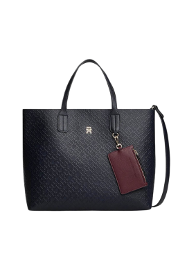 Γυναικεία Icon Satchel Τσάντα Navy Μπλε Tommy Hilfiger AW0AW18123-DW6