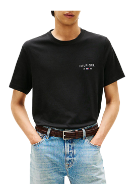 Ανδρικό T-shirt Μαύρο Tommy Hilfiger MW0MW41456-BDS