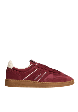 Γυναικεία Δερμάτινα Greenwich Sneakers Μπορντό Tommy Jeans EN0EN02924-XKK