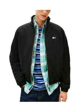 Ανδρικό Μπουφάν Μαύρο Tommy Jeans DM0DM22712-BDS