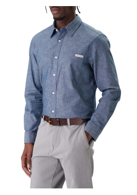 Ανδρικό Πουκάμισο Μπλε Calvin Klein LV04RF109G-C32