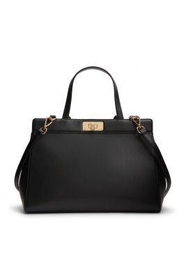 Γυναικεία TH Modern Satchel Τσάντα Μαύρη Tommy Hilfiger AW0AW18729-BDS