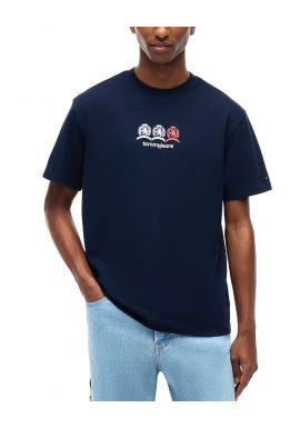 Ανδρικό T-shirt Navy Μπλε Tommy Jeans DM0DM23172-C1G
