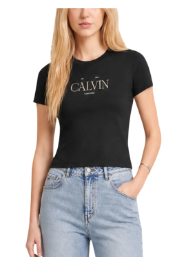 Γυναικείο T-shirt Μαύρο Calvin Klein LV047G806G-UB1