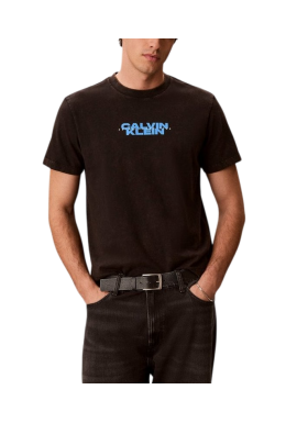 Ανδρικό T-shirt Μαύρο Calvin Klein LV04RG834G-UB1