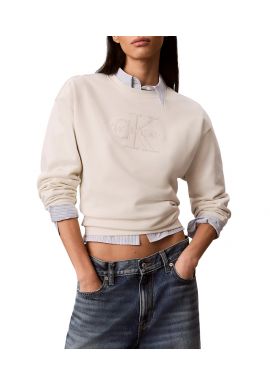 Γυναικείο Φούτερ Λευκό Calvin Klein LV047G820G-YAS