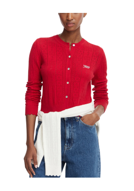 Γυναικεία Ζακέτα Κόκκινη Tommy Jeans DW0DW22931-XK9