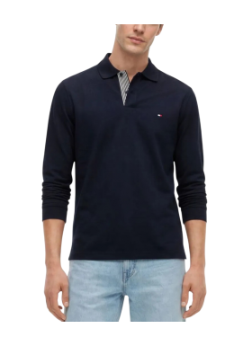 Ανδρικό Μακρυμάνικο Polo Navy Μπλε Tommy Hilfiger MW0MW44339-DW5