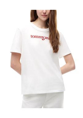 Γυναικείο T-shirt Λευκό Tommy Jeans DW0DW22812-YBL