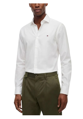 Ανδρικό Πουκάμισο Λευκό Tommy Hilfiger MW0MW43122-YBR