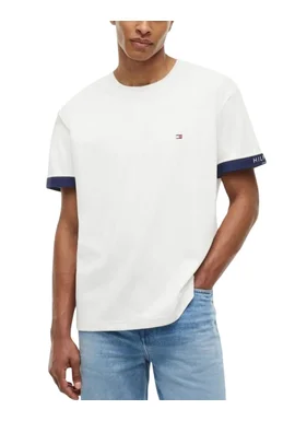 Ανδρικό T-shirt Λευκό Tommy Hilfiger MW0MW43203-YBR